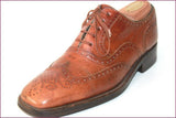 JEAN CLAUDE MONDERER Richelieu Derby Tout Cuir Marron Noisette T 42 BE