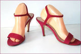 SAN MARINA Escarpins Sandales Cuir Rose T 40 TBE