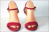 SAN MARINA Escarpins Sandales Cuir Rose T 40 TBE