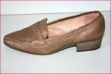 SABRINA Mocassins Femme Cuir Bronze T 35 TBE