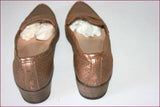 SABRINA Mocassins Femme Cuir Bronze T 35 TBE