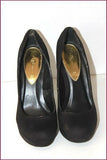 MOSQUITOS Escarpins Toile Noir Talons Aiguilles T 39 TTBE