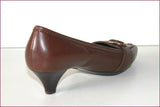 GEOX Escarpins Pointus Cuir Marron T 40 TTBE
