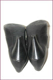 ERAM Escarpins à Sangles Cuir Noir Bouts Ronds T 39 TTBE