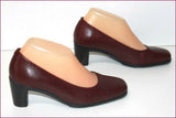 ARCHE Escarpins Cuir Bordeaux T 4 UK / 6 US / 37 EUR TBE