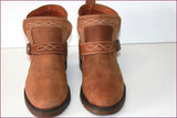 AIGLE Bottines boots Cuir  Marron Clair T 36 TTBE