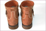 AIGLE Bottines boots Cuir  Marron Clair T 36 TTBE