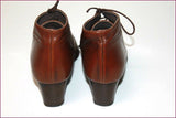 DERNIERE VERSION Escarpins à Lacets Cuir Marron Havane T 35 TBE