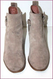 ANDRE Bottines Boots Daim Marron Taupe Motif Argenté  T 41 TTBE