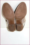 ANDRE Bottines Boots Daim Marron Taupe Motif Argenté  T 41 TTBE