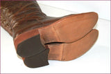 REQINS Bottes Cuir Fripé Marron Doublées Cuir T 40 BE