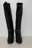 CAROLL Bottes à Talons Cuir Gris Doublées Cuir T 38 BE