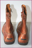 FAIRMOUNT Bottines Pointues Cuir Marron Clair Doublées Cuir T 7.5 UK / 41 FR BE