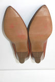 JENNIFER TAYLOR Escarpins Pointus Cuir Marron Petits Talons T 40 BE