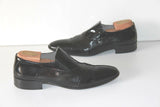 MARCOMEN Mocassins Cuir Verni Noir Avec Embauchoirs T 42 TBE
