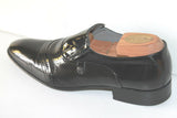 MARCOMEN Mocassins Cuir Verni Noir Avec Embauchoirs T 42 TBE