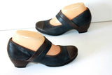 KICKERS Escarpins à Sangles Elastiquées Cuir Bicolore T 38 TTBE