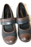KICKERS Escarpins à Sangles Elastiquées Cuir Bicolore T 38 TTBE