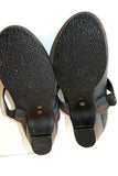 KICKERS Escarpins à Sangles Elastiquées Cuir Bicolore T 38 TTBE