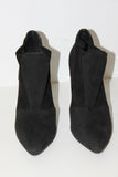 ZARA WOMEN Escarpins Montants  Velours Elastiqué Talons Aiguilles T 36 TBE