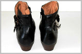 KICKERS WEST SIDE Bottines Cuir Noir Doublées Cuir T 41 TTBE