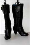 ARTURO CHIANG Bottes Cuir Lisse Noir  T 6 M / 36 TTBE