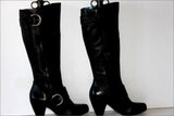 ARTURO CHIANG Bottes Cuir Lisse Noir  T 6 M / 36 TTBE