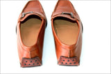 TOD'S Mocassins Tout Cuir Marron T 36 TBE