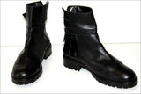 ZARA Basic Bottines Boots Cuir Noir Doublées Cuir T 40 TTBE