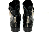 ZARA Basic Bottines Boots Cuir Noir Doublées Cuir T 40 TTBE