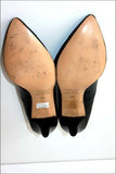 A PETITS POINTS Escarpins Tout Cuir Noir T 36 TBE