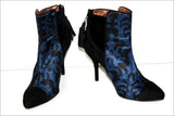 DESIGUAL Bottines Toile Satinée Imprimée Talons Fins T 40 TBE