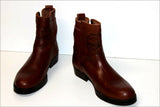 TERRANO Boots Bottines Cuir Marron Noisette T 41 TTBE