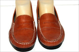 ARCUS Mocassins Souples Cuir Marron T 35.5 / 36 TBE