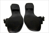TIMBERLAND Sandales Tongs Tout Cuir Noir T 7.5 US / 39 FR TBE