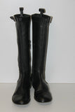 MOSQUITOS Mi Bottes Cuir Noir Doublées Cuir T 6 / T 39 TBE