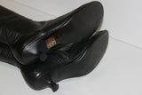 MOSQUITOS Mi Bottes Cuir Noir Doublées Cuir T 6 / T 39 TBE