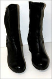 VIC MATIE Bottines Cuir Souple Noir Doublées Cuir T 37 TTBE
