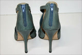 SAN MARINA Sandales Cuir Bleu Gris Doublées Cuir T 40 TBE