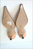 MINELLI Escarpins Très Pointus Cuir Saumon T 38 TBE