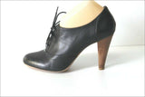 MINELLI Escarpins à Lacets Cuir Noir T 39 BE