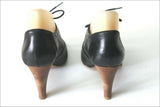 MINELLI Escarpins à Lacets Cuir Noir T 39 BE