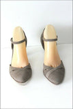 MINELLI Escarpins Velours Marron Taupe Doublés Cuir T 40  ETAT NEUF