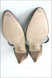 MINELLI Escarpins Velours Marron Taupe Doublés Cuir T 40  ETAT NEUF