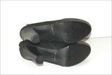 MINELLI Bottines Croûte de Cuir Noir Doublées Cuir Hauts Talons T 41  TTBE