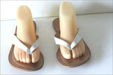 LES TROPEZIENNES Sandales cuir Blanc T 40 BE