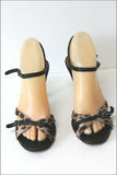 SINELA Sandales à Talons Cuir fourrure Rase Léopard T 37 BE