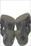 THE ART COMPANY Sandales Cuir Noir Lanières T 36 TTBE