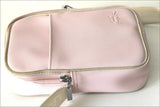 LACOSTE Sacoche Toile Enduite Rose Pale  BE