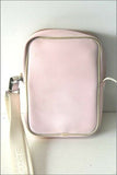 LACOSTE Sacoche Toile Enduite Rose Pale  BE